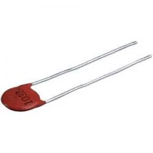 Image of Ceramic disc capacitor Radial lead 10000 pF 500 V