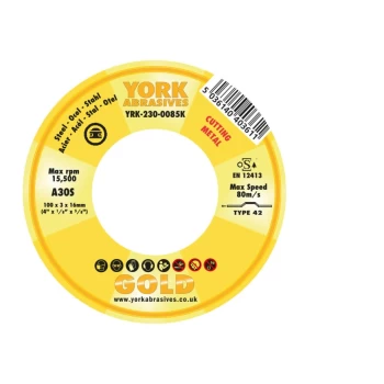 Image of 100 X 3 X 16MM A30S Cutting Disc - Type 42 Depressed Centre