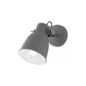 Image of Netlighting Legend Wall Reading Task Light, Grey, White, Nickel, E27