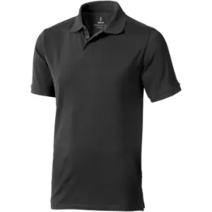 Image of Elevate Mens Calgary Short Sleeve Polo (L) (Anthracite)