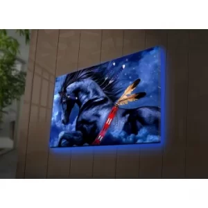 Image of 4570NTVDACT-2 Multicolor Decorative LED Lighted Canvas Painting