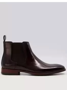 Dune London Market Boot - Dark Brown, Size 10, Men