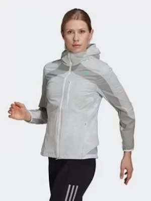Image of adidas Adizero Marathon Jacket, Black/Grey Size M Women