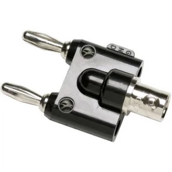 Image of Fluke BP880 Test lead adapter BNC socket - 4mm jack Nestable Black