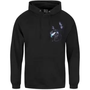 image of Requiem Collective Mens Wyvern Flames Hoodie (L) (Black)