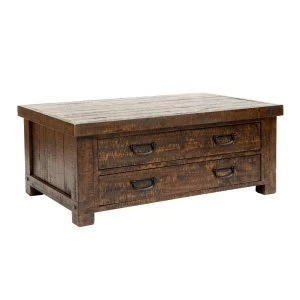 image of Linea Clifton Draw Coffee Table Brown