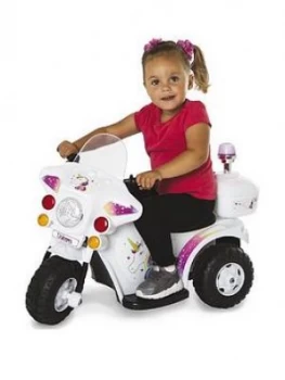 image of 6V Unicorn Ride On Bike