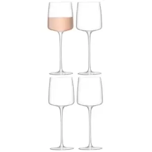 image of LSA LSA Metro Wine Gls S/4 41 - Clear