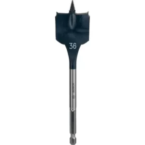 image of Bosch Self Cut Speed Hex Shank Flat Drill Bit 36mm 150mm