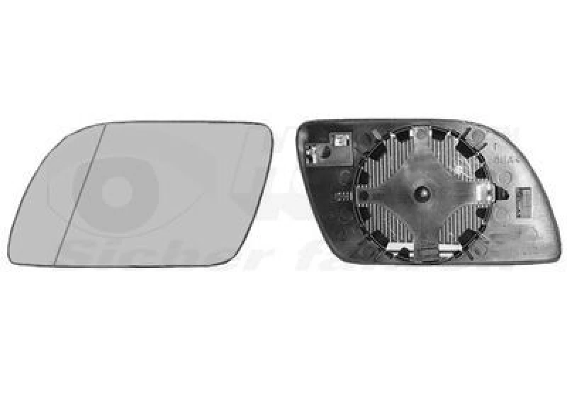 Image of VAN WEZEL Wing mirror glass VAN WEZEL 5827837