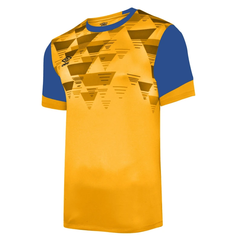 Image of Umbro Vier Jersey in Yellow Size: 11-12 Years Yellow Unisex 11-12 Years