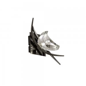 Image of Wall Lamp Switched 1 Light G9, Black Chrome