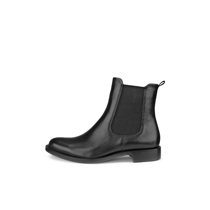 Image of Ecco Sartorelle 25 266503 Full Grain Leather Womens Ankle Boots - Black - Size:UK 3.5-4