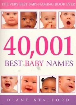 Image of 40001 Best Baby Names by Diane Stafford Paperback
