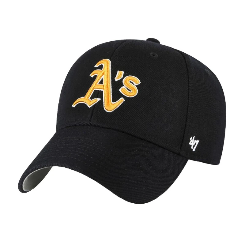 Image of Oakland Athletics Womens MVP 47 Baseball Cap in Black Female One Size