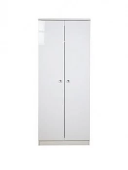 Image of Swift Lumiere Ready Assembled 2 Door Wardrobe With Lights