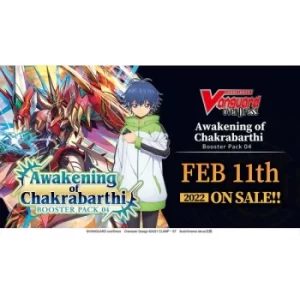 Image of CardFight Vanguard OverDress TCG: Awakening of Chakrabarthi Booster Box (16 Packs)