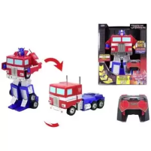 Image of JADA TOYS 253114000 Transforming RC Optimus Prime RC model car for beginners Electric HGV