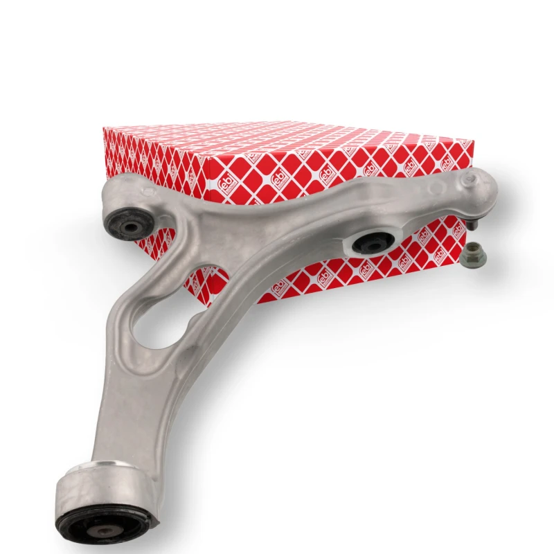 Image of FEBI BILSTEIN 45528 Suspension arm Control Arm, Aluminium, Lower, with ball joint, with rubber mounts Aluminium Track Control Arm (273)