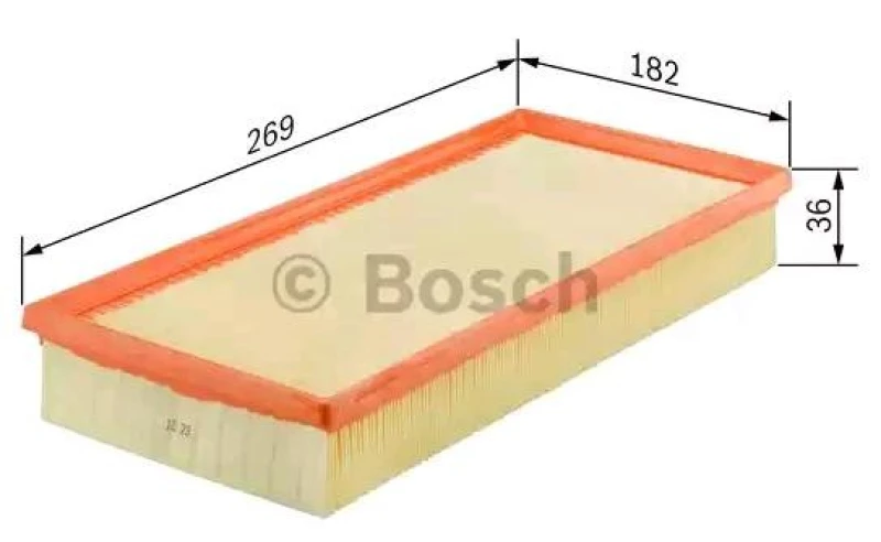 Image of Air filter Bosch F 026 400 415