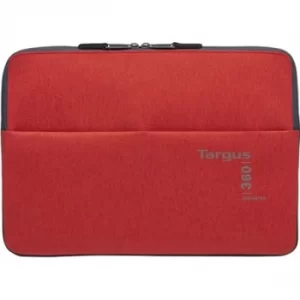 image of Targus 360 Perimeter Travel & Commuter Laptop Sleeve Protector for 13-14" Laptops Flame Scarlet