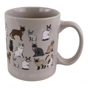 image of Stoneware Pet Cat Mug 12oz