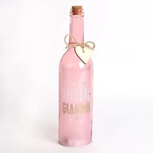 image of Love Life Light Up Special Grandma Wine Bottle (Pack of 4)