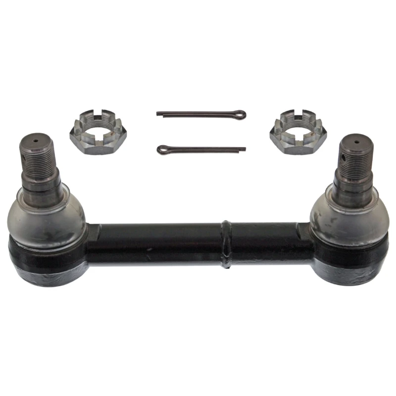 Image of FEBI BILSTEIN 40877 Anti-roll bar link Rear Axle Right, with crown nut Link Stabiliser (3229)