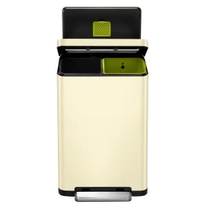 Image of EKO X Cube Recycling Bin 40L - Cream