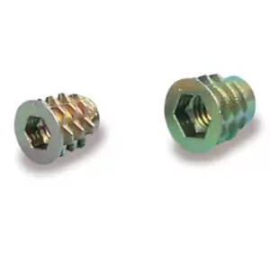 Image of Trend Threaded Insert For Wood M6 Thread Pack of 10