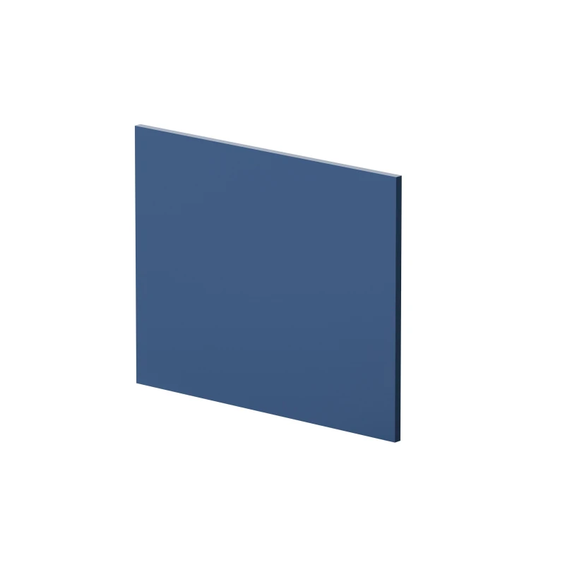 Image of Balterley L Shape Square Reversible Bath End Panel Satin Blue 700mm Blue unisex