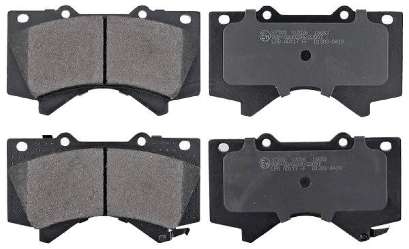 Image of A.B.S. 37701 Brake pad set with acoustic wear warning Brake Pad Set,disc brake (402)