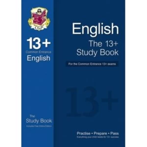 Image of The 13+ English Study Book for the Common Entrance Exams (with Online Edition) by CGP Books (Paperback, 2014)