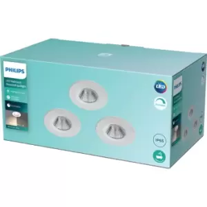 Image of Philips SL261 Dive IP65 Recessed Downlight White 5W Warm White 3pk
