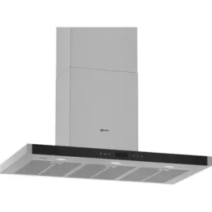 image of NEFF N90 D96BMV5N5B WiFi Connected 90cm Chimney Cooker Hood - Stainless Steel