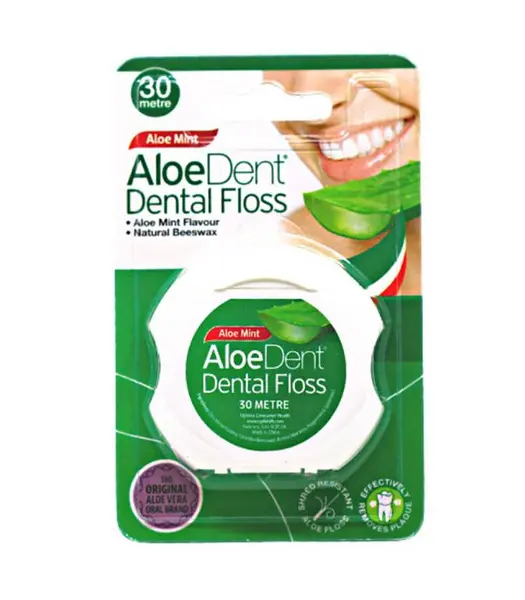 image of Aloe Dent Aloe Vera Mint Dental Floss 30m