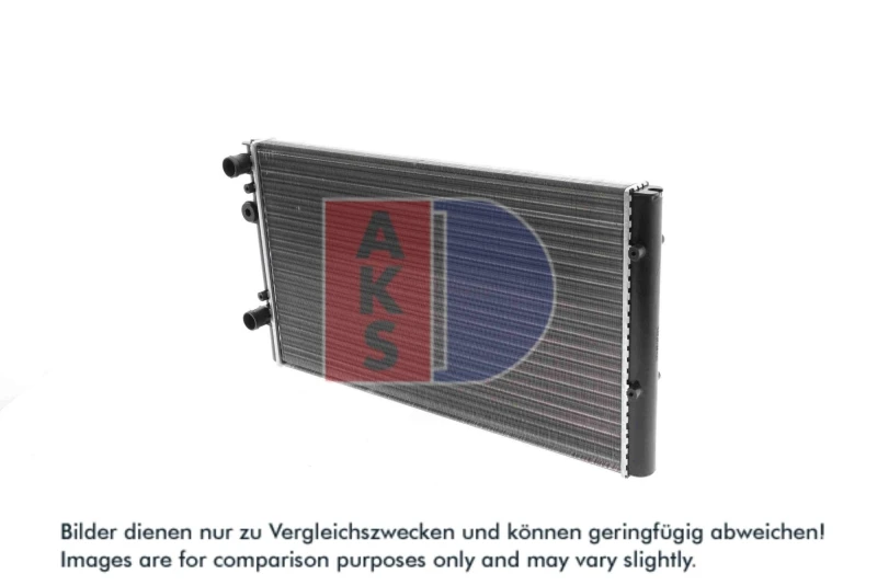 Image of AKS DASIS 041610N Engine radiator Aluminium, Mechanically jointed cooling fins Radiator,engine cooling (470)