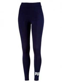 Puma Essentials Logo Legging - Navy