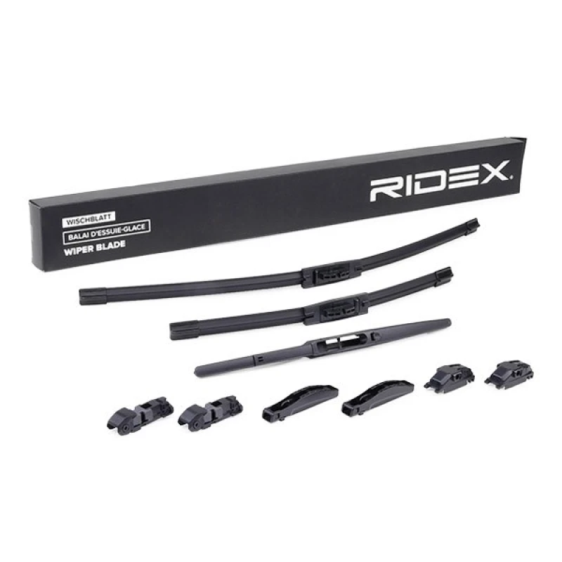 Image of RIDEX 298W17118 Rear wiper blade Front and Rear Rear wiper blade (100449)