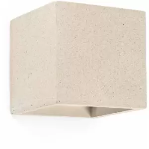 Image of Faro Kamen - 1 Light Up & Down Wall Light Beige, G9