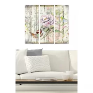 Image of MDF151859441 Multicolor Decorative MDF Painting (3 Pieces)