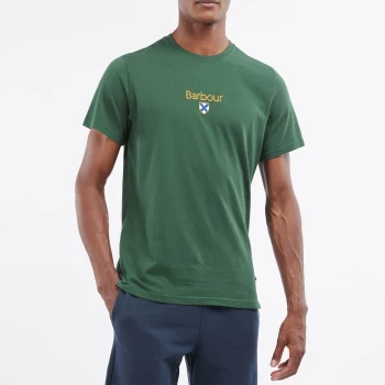 Image of Barbour Mens Emblem T-Shirt - Sycamore - L