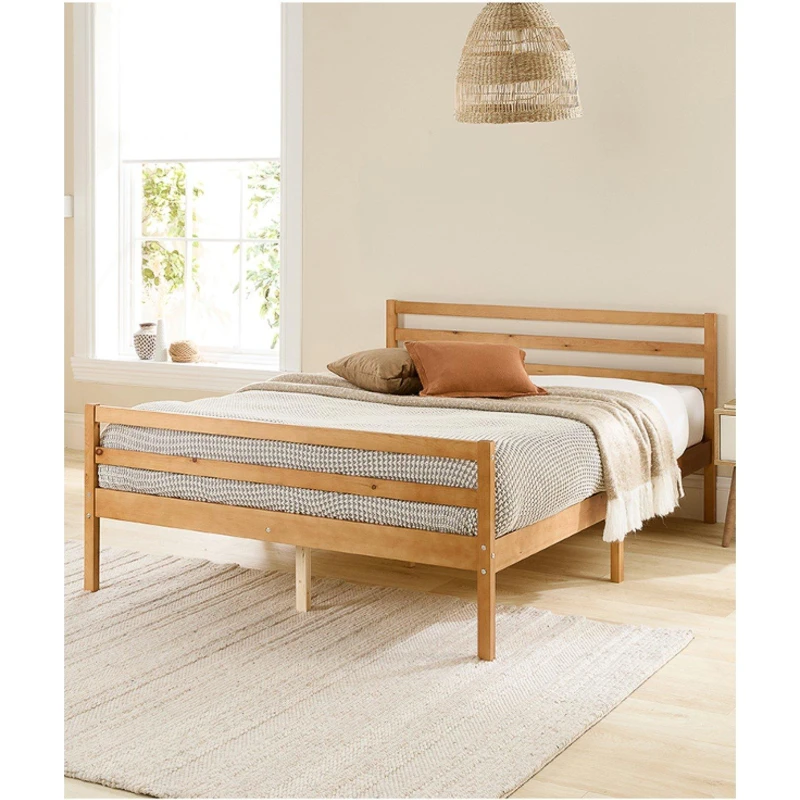 Image of Aspire Aspire Alpine Bed Frame in Light Oak Size: Small Double Light Oak Small Double Unisex 5057632242105