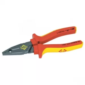 image of CK Tools T39077-180 RedLine VDE Electricians Pliers 180mm