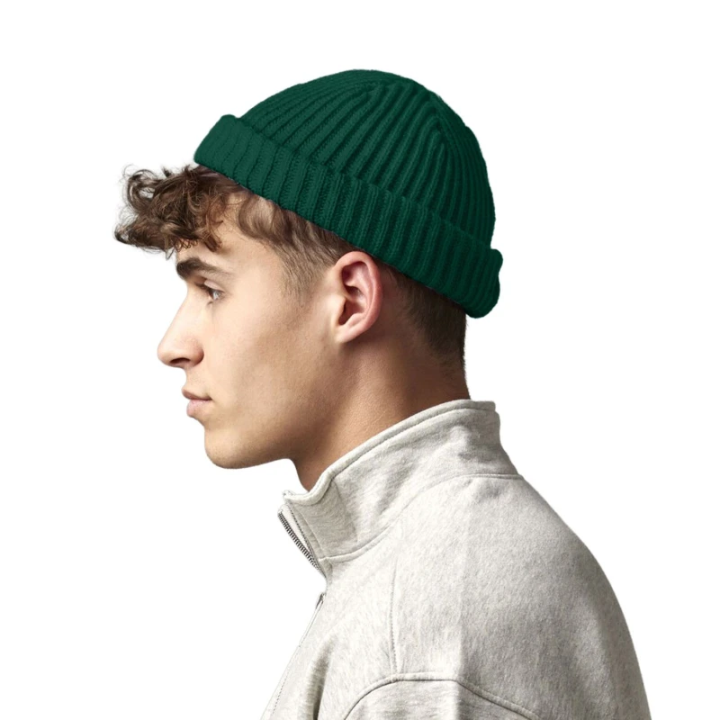 Image of Beechfield Beechfield Trawler Beanie in Bottle Green Bottle Green One Size Unisex 5063417909620
