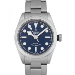 image of Heritage Black Bay Stainless Steel Automatic Blue Dial Ladies Watch