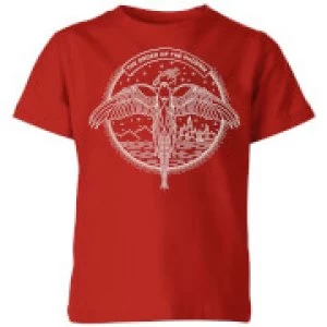 image of Harry Potter Order Of The Phoenix Kids T-Shirt - Red - 11-12 Years