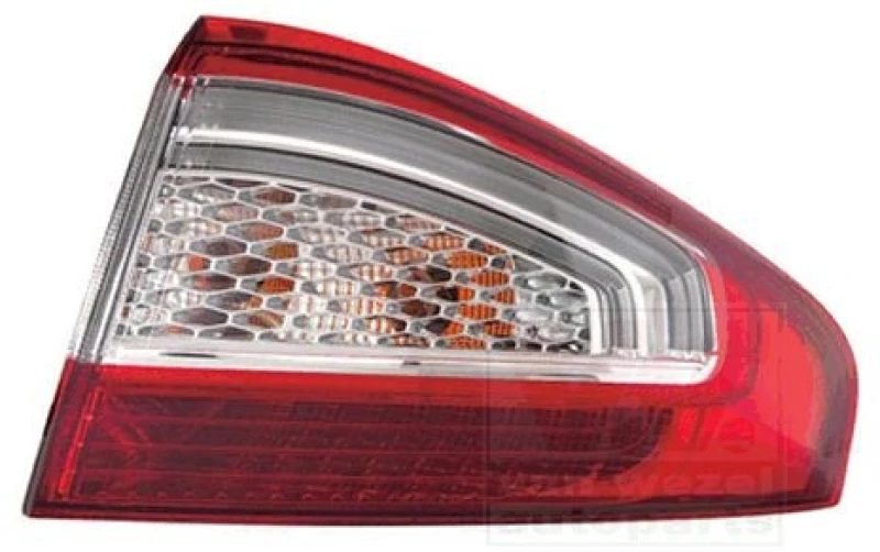 Image of VAN WEZEL 1882932 Rear light Outer section, without bulb holder, Right Combination Rearlight (391)