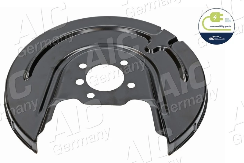 Image of AIC 71011 Brake Disc Back Plate NEW MOBILITY PARTS Rear Axle Right Sheet Steel Splash Panel,brake disc (1330)