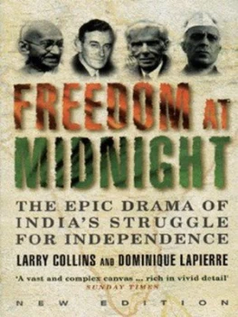 Image of Freedom at Midnight by Larry Collins Paperback